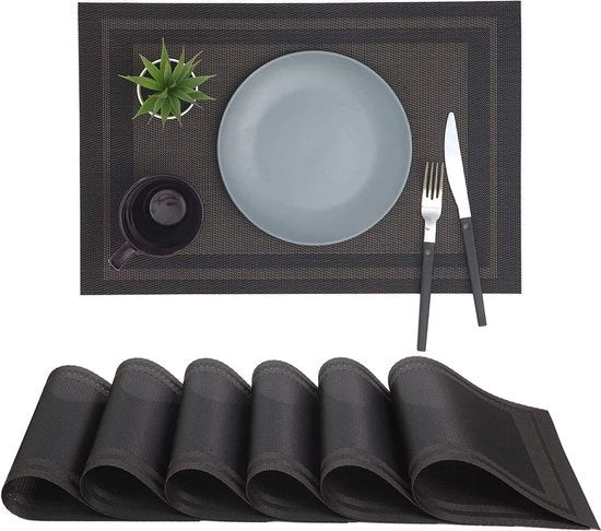 Set di piatti da tavola - Accessori da cucina - Piatti da tavola lussuosi - Tavolo - Resistente al calore - Anti-slip - Sottopiatto - Rimovibile