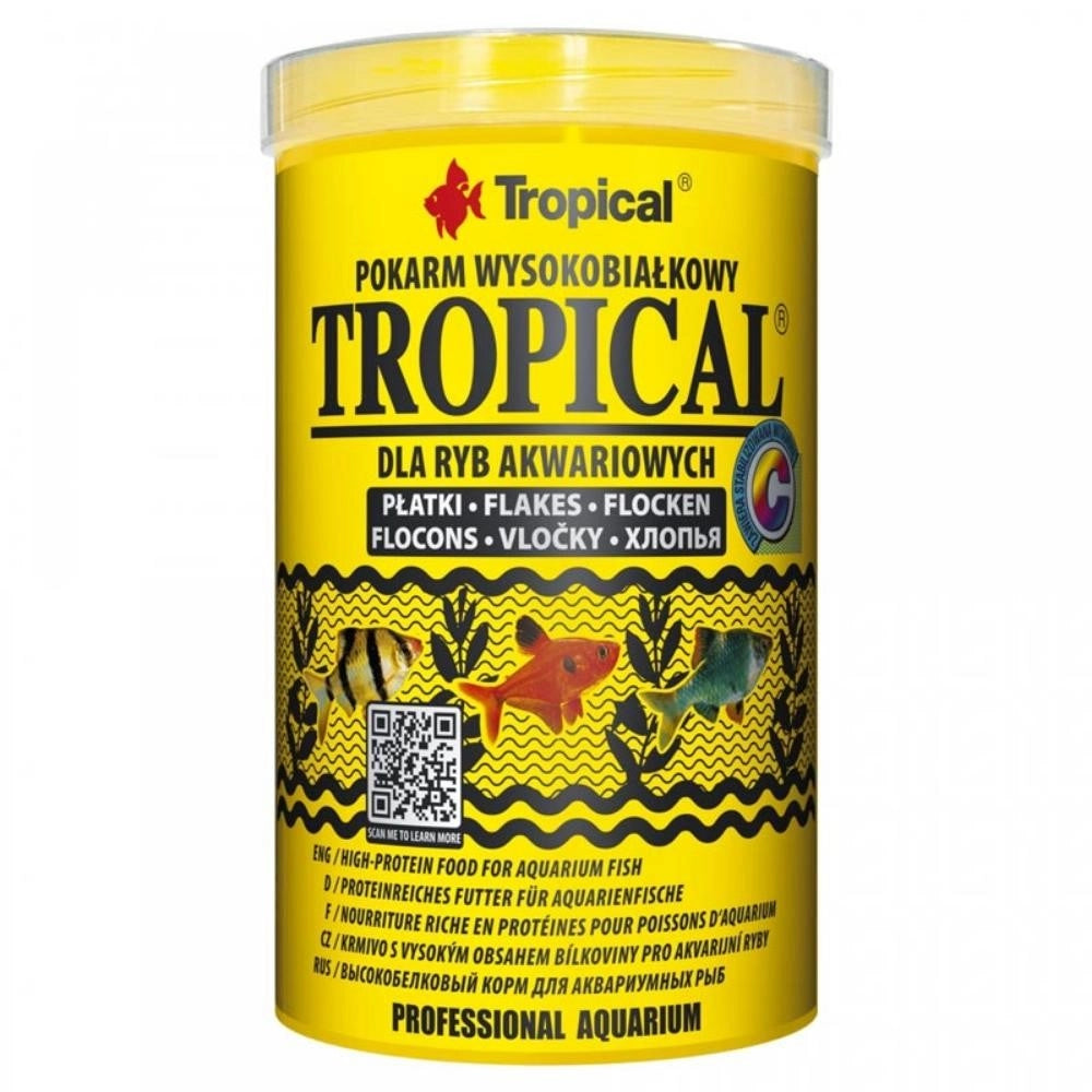 Tropical Flake - alimento di base in fiocchi ad alto contenuto proteico Formato: 1000 ml