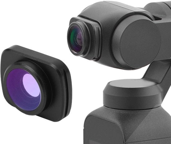 Obiettivo per Fotocamera - Lente Grande Angolo - Vetro Ottico - Lente Magnetica - Gimbal Manuale - Campo di Vista Ampio - Rivestimento Antiriflesso - Riprese Stabilizzate
