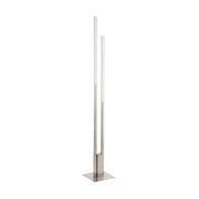 Piantana Contemporanea Fraioli-Z Alluminio Nichel Satinato 2 Luci Led 17W