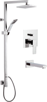 Set doccia completo quadro moderno - serie wellness qubika