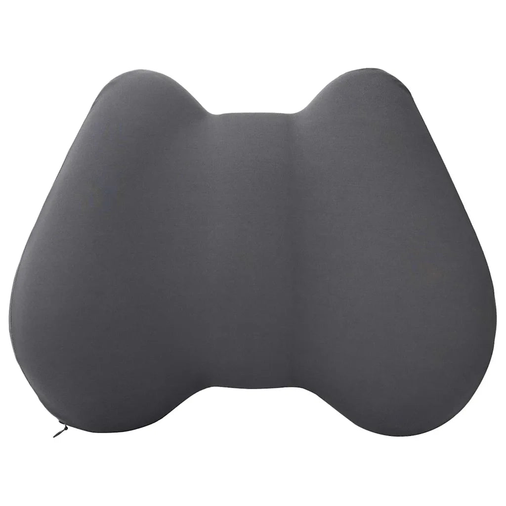 Cuscino lombare Grigio Schiuma Memory 40 x 32 x 14 cm CFW7881467