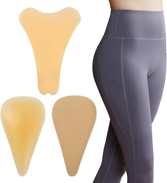 Concealer Pads Reutilizzabili per Donne - Accessori Leggings Anti-Camel Toe - Adesivo Invisibile - Pantaloncino Yoga, Moda Bagno, Pad di Copertura Idrorepellente