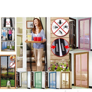 Trade Shop - Zanzariera Magnetica Anti Insetti Magic Mesh Porte Balcone Finestre 210x95cm -