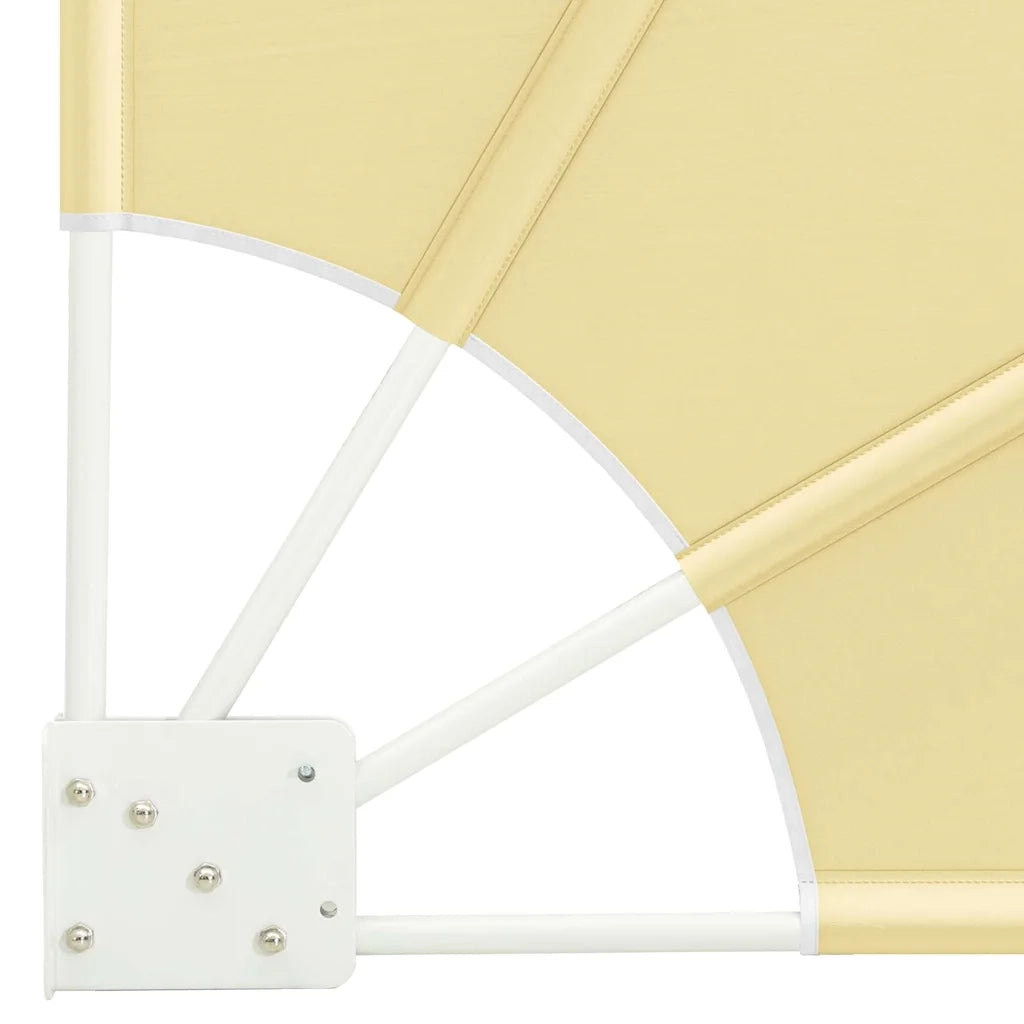Schermo di Privacy per Balcone Sabbia 140 x 140 cm Poliestere 42000929