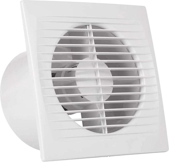 Ventilatore per la stanza da bagno 15 W - stile con valvola insetticida integrata - 180 m³/h - ideale per la stanza da bagno cucina bagno ufficio