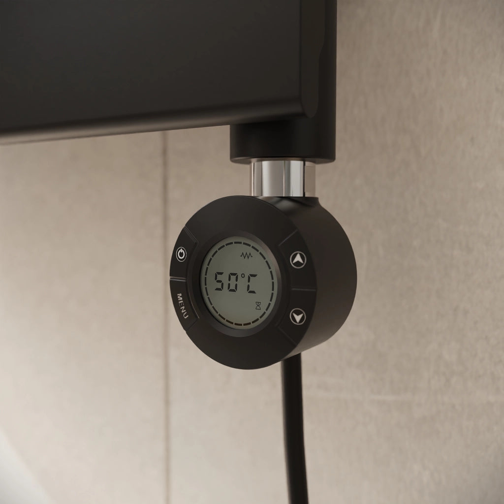 Termoarredo elettrico 1500x500 nero opaco interasse 450 | Andromeda