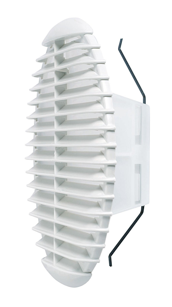 griglia aerazione in plastica con molle+zanzariera diametro 80-125 cod:ferx.38239