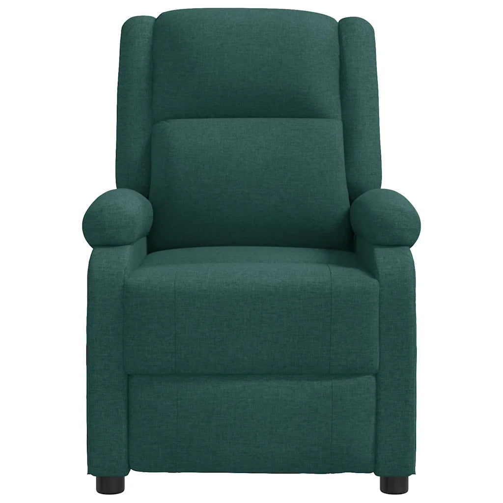 Poltrona Reclinabile Verde Scuro in Tessuto cod mxl 18364
