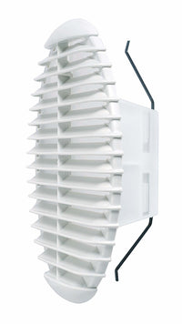 griglia aerazione in plastica con molle+zanzariera diametro 125/160 2pz cod:ferx.38240