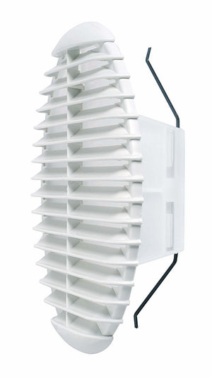 griglia aerazione in plastica con molle+zanzariera diametro 125/160 2pz cod:ferx.38240