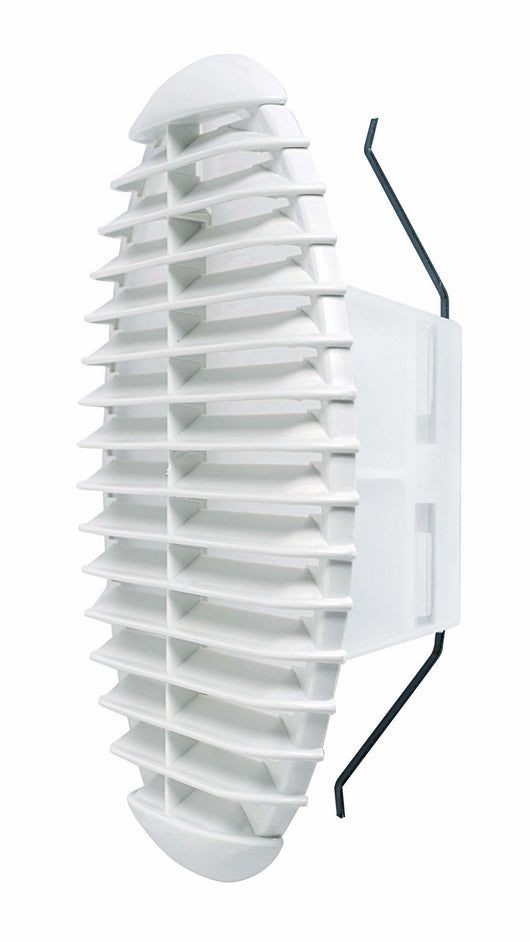 griglia aerazione in plastica con molle+zanzariera diametro 125/160 2pz cod:ferx.38240