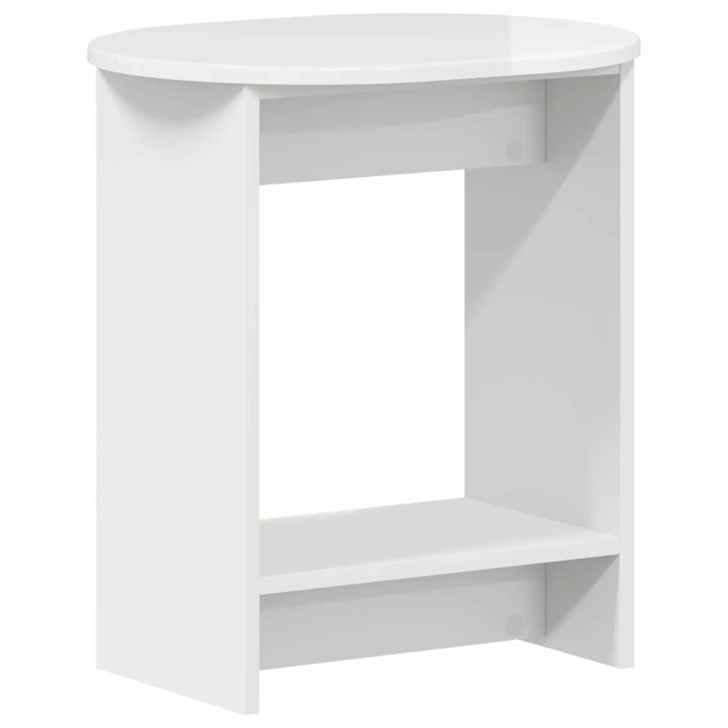 Tavolo laterale Bianco Lucido 50 x 39,5 x 55 cm 899856