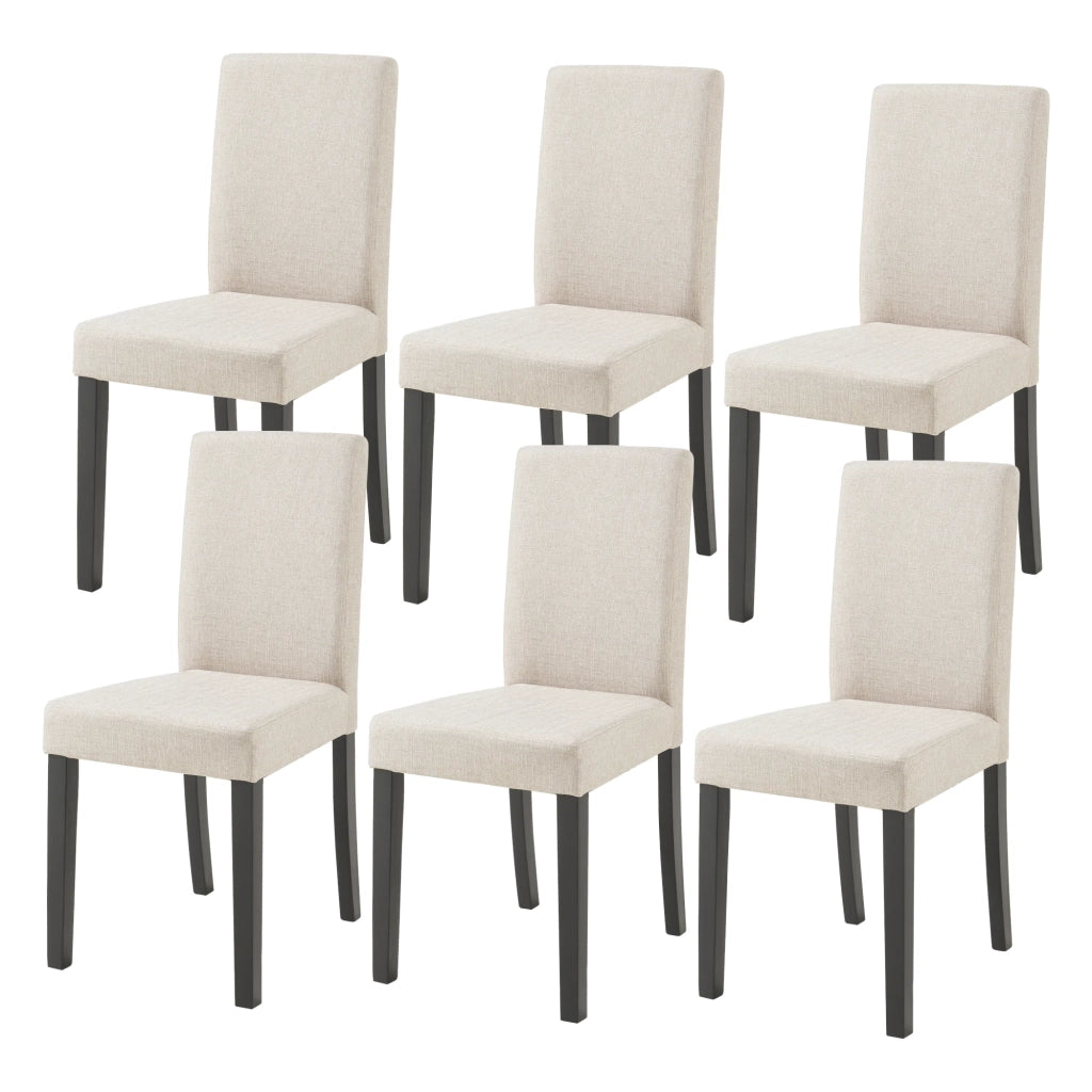 Set di 6 sedie da pranzo beige 03_0009897