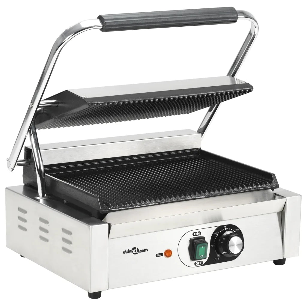 Griglia per Panini Scanalata 2200 W 43x30,5x20cm 50750