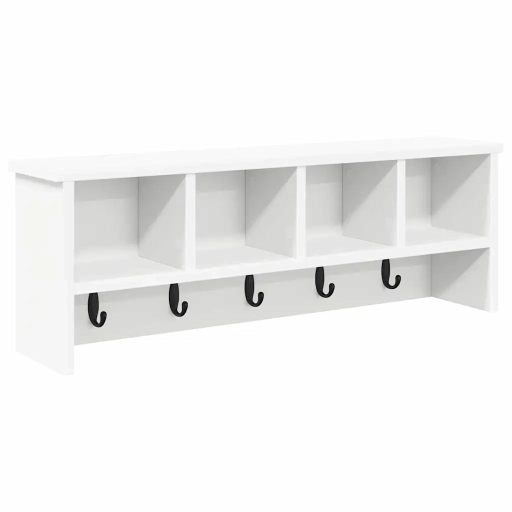 Appendiabiti a muro Bianco 75 x 16 x 26 cm Legno multistrato 874315