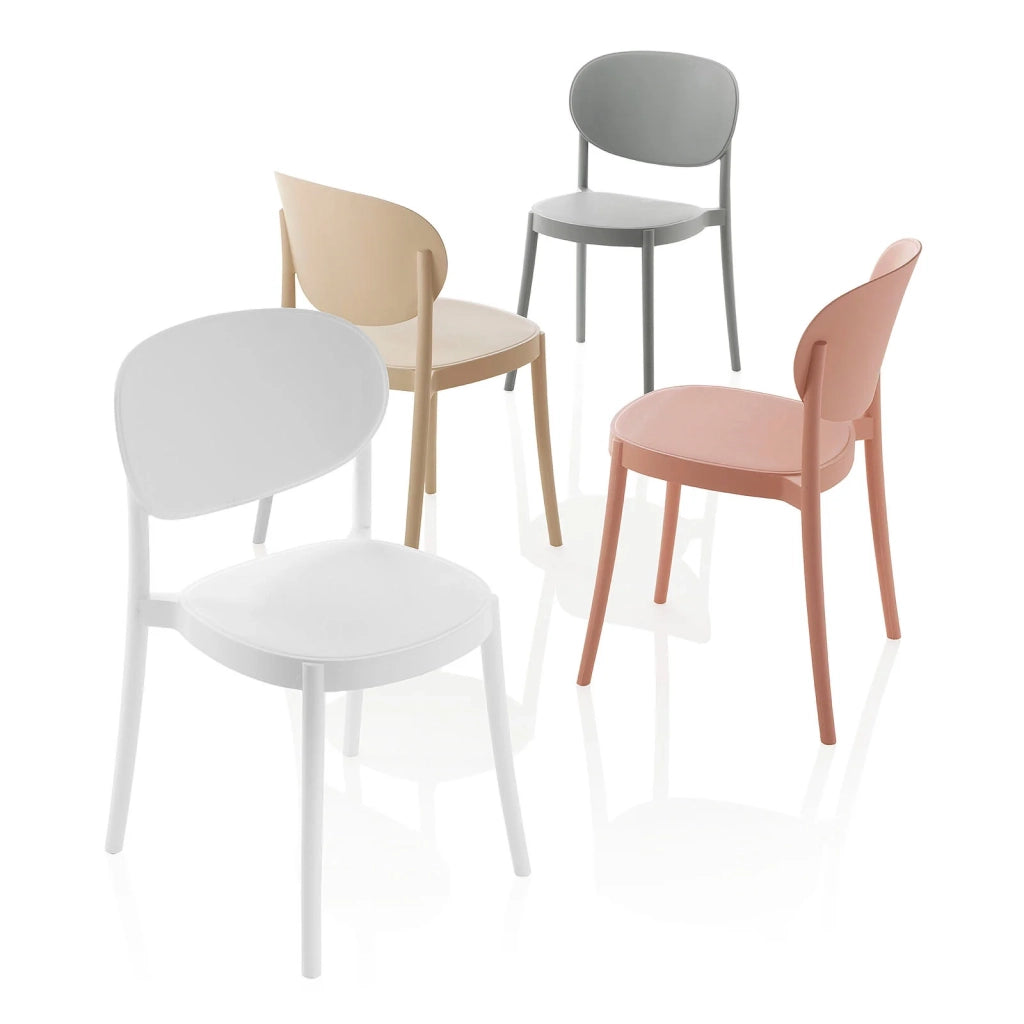 Set 4 Sedie da interno/esterno EVA beige