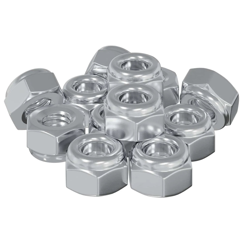 Dado 12 pz Argento M6 x 10 mm Ferro CFW5685949