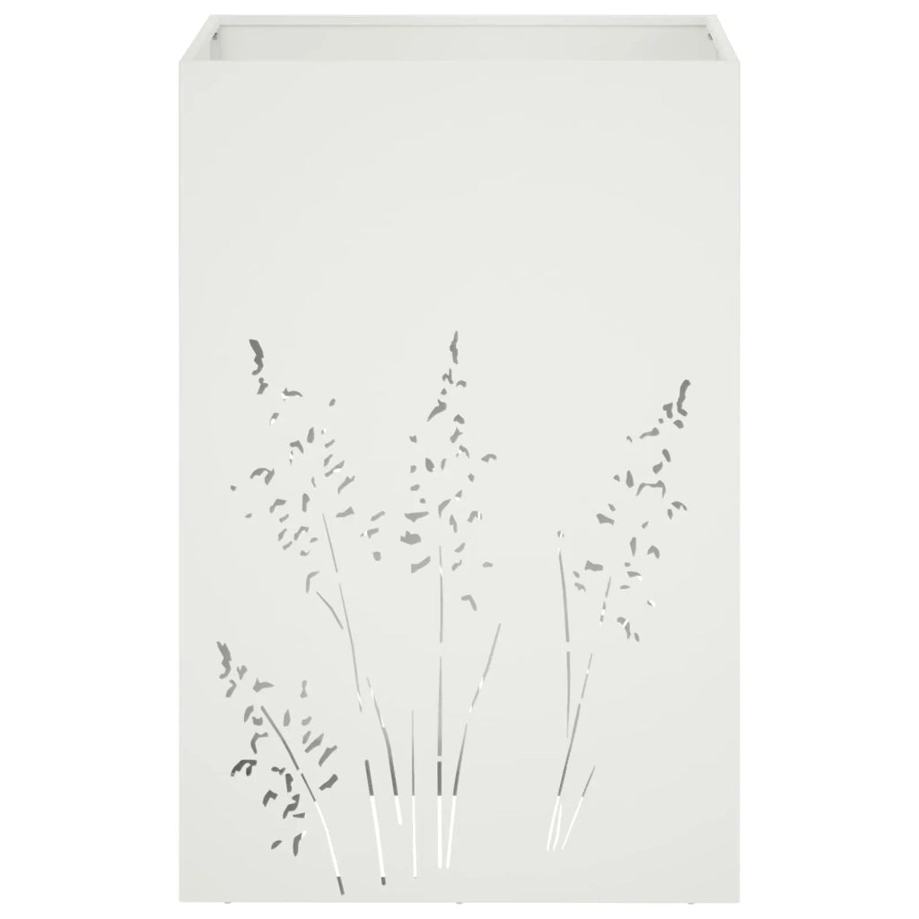 Vaso da giardino Bianco 50 x 50 x 75 cm 8005766