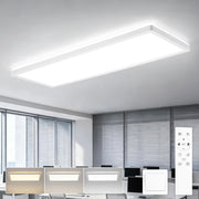 ZMH LED Pannello Soffitto Piatto Dimmabile con Telecomando Bianco Rettangolare Luce Diurna per Corridoio Soggiorno