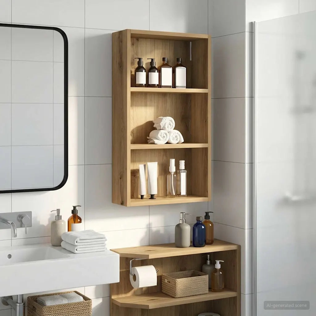 Armadio da bagno a muro Rovere Artigianale 40 x 14 x 70 cm