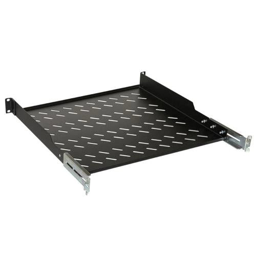 Ripiano link universale per armadio rack 19 1 unita nero 450mm.4 attacchi (frontale+posteriore) - lkrip450ln