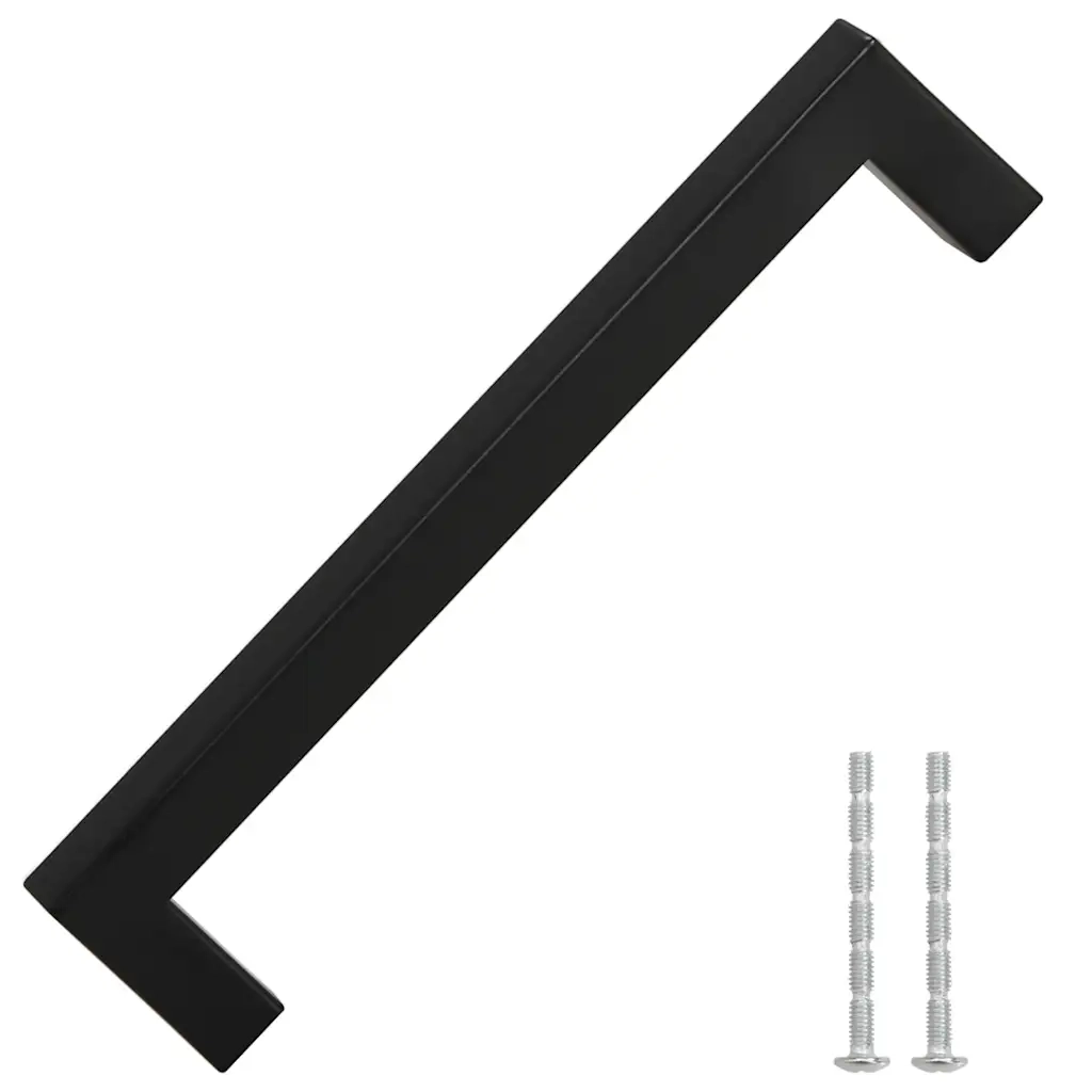 Maniglie per Mobili 10 pz Nere 160mm in Acciaio Inox CFW3711763