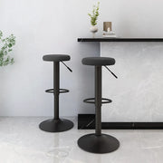 Sgabelli da Bar 2 pz Neri in Vellutocod mxl 118394