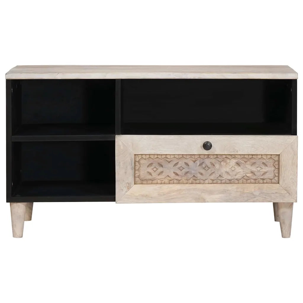 Unità TV con cassetto Bianco 80 x 33 x 46 cm Legno multistrato 4018133