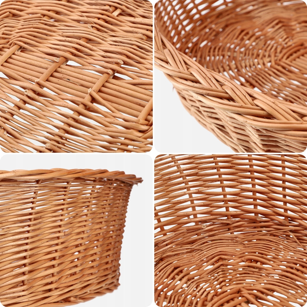 Cuccia per cani e gatti KADAX in vimini naturale, grande, ecologica, 90 cm XL