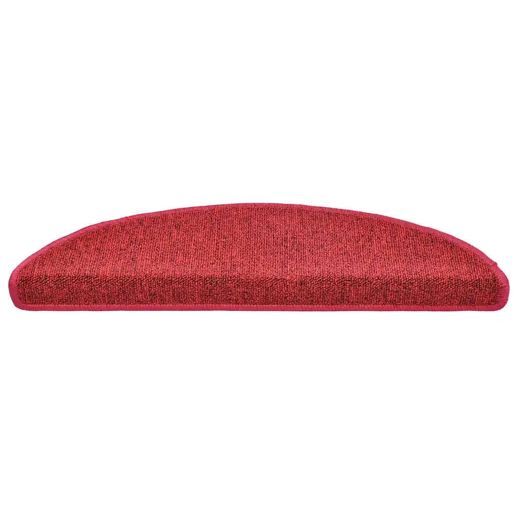 Tappetini per Scale 30 pz Rosso BordÃ² 56x17x3 cm