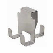 Trade Shop - Gancio Bifacciale Per Porta Box Doccia Con 3 Ganci Accappatoio Telo Bagno 87767 -