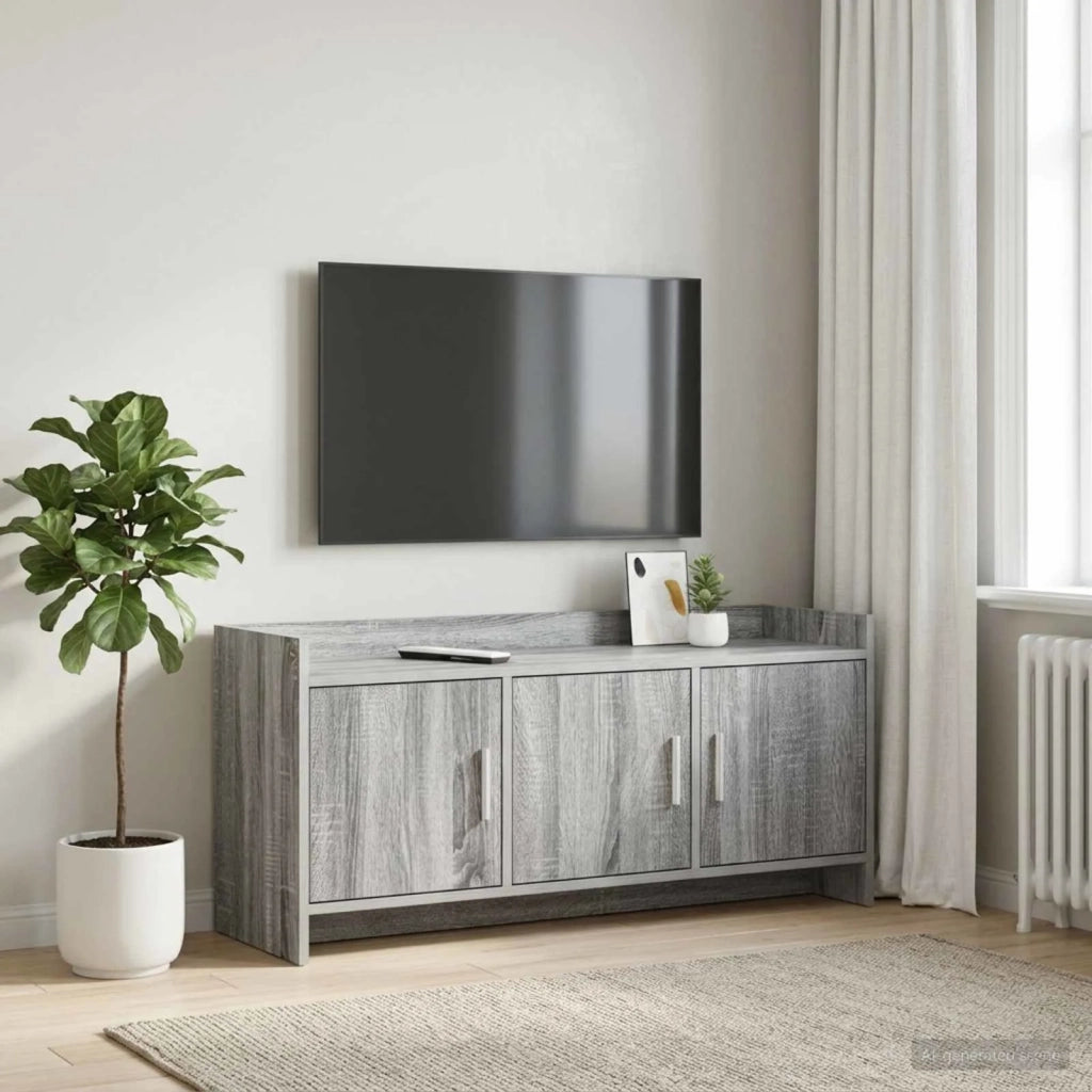 Mobile TV 102 x 33 x 47 cm Sonoma grigio Legno ingegnerizzato 8011192