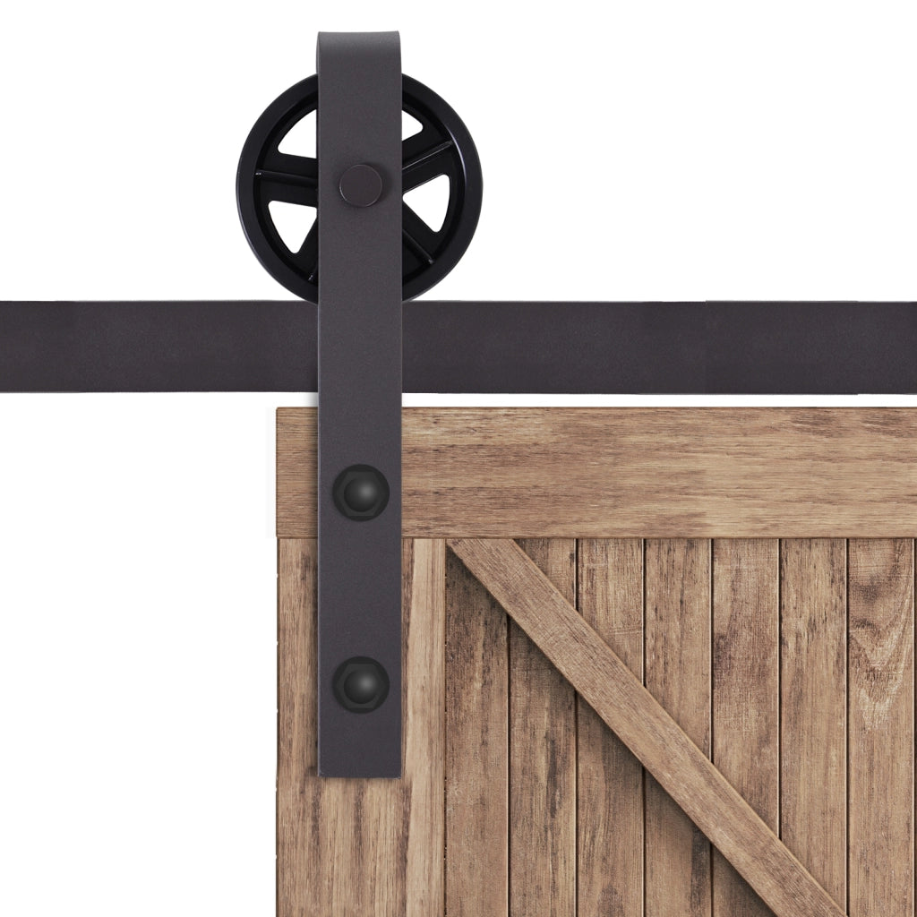 Kit Scorrevole per Porte ¨C zephmum ¨C 183 cm, Marrone Scuro