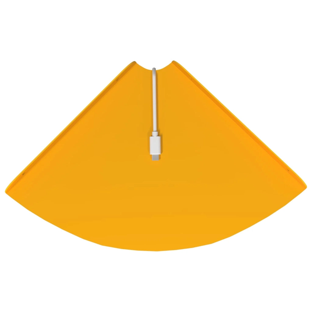 Mensola sospesa 4 pcs Giallo senape 24 x 24 x 2 cm 8004105