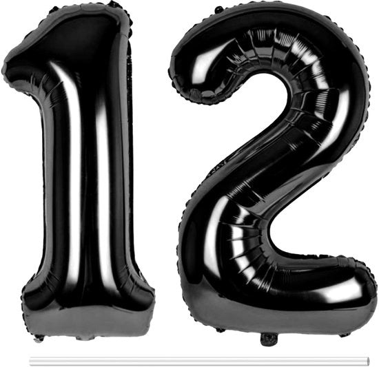 Decorazione per Festa - Ballo Numerico XXL 83 cm - Ballo di Carta - Cifra Ballo 0-9 - Decorazione per Compleanno - Foglio di Alluminio - Tessitura Metallizzata