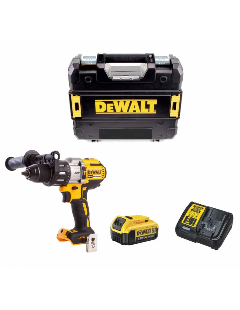 Trapano a Percussione DeWALT DCD996M1 (1 x 4,0 Ah + DCB115 + TSTAK II)
