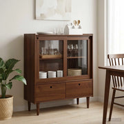 Credenza BILBAO Caramello scuro 104 x 40 x 120 cm 42041330