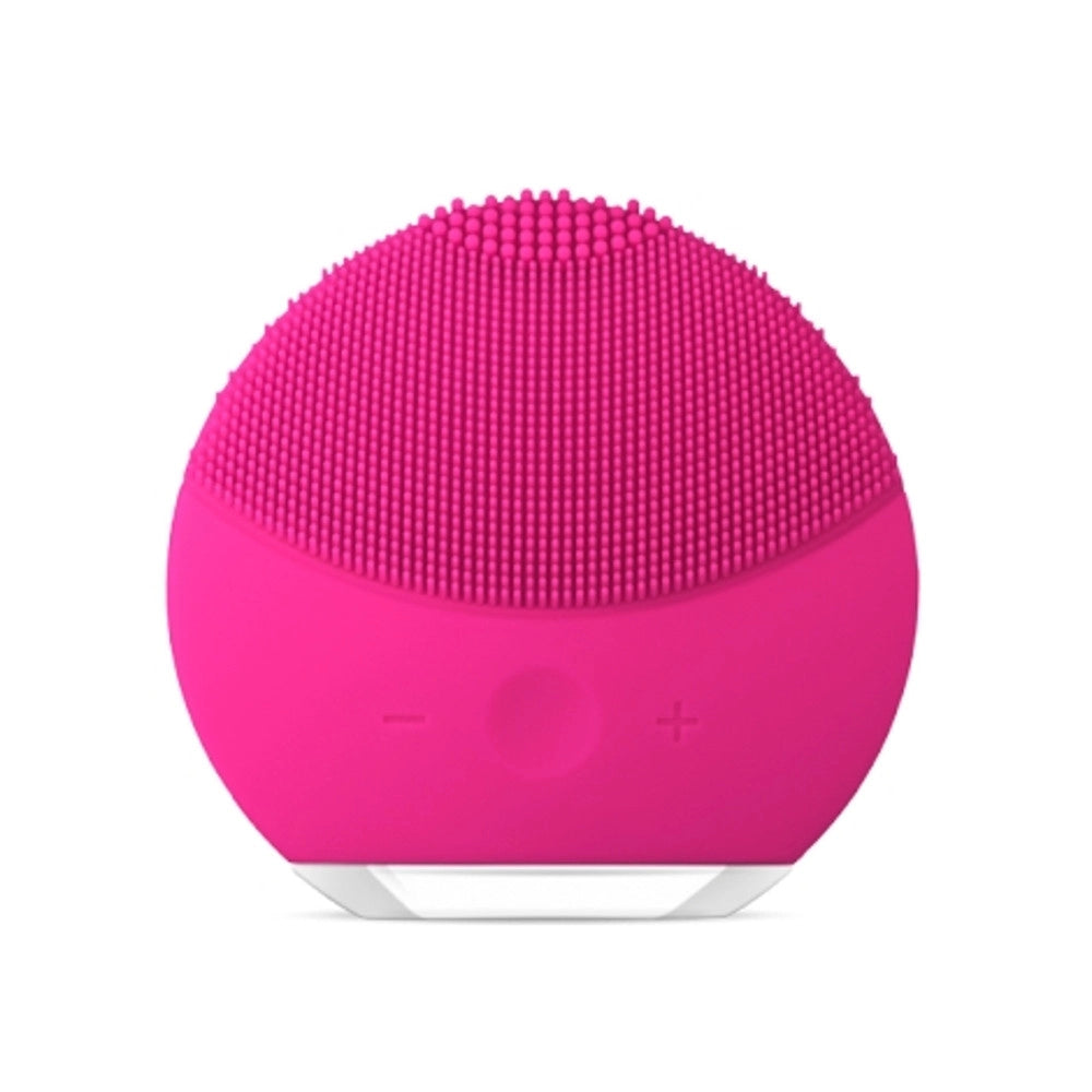 Trade Shop - Spazzola Mini Compatta Sonica Vibrante Viso Impermeabile Esfoliante Silicone -