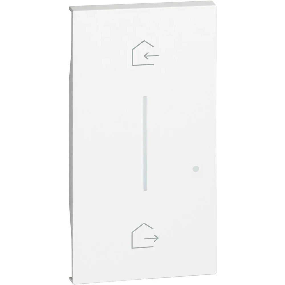 Cover Bticino Living Now Simbolo ENTRA & ESCI Wireless Bianco KW40M2