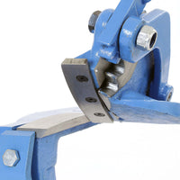 Cesoia a leva con lama curva 100 mm per lamiere tagli dritti e rotondi Cesoia a ghigliottina