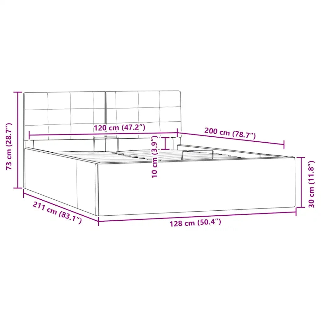 Giroletto Idraulico Cappuccino in Similpelle 120x200cm