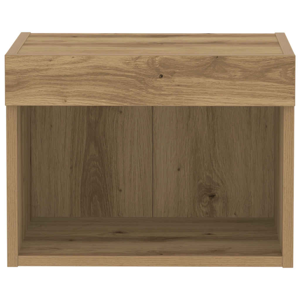 Armadi da parete  con luci a LED 2 pezzi Rovere Artigianale 40x30x30 cm