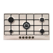 Glem gas gt955sa piano cottura da 90 cm sabbia, comandi frontali, 5 fuochi