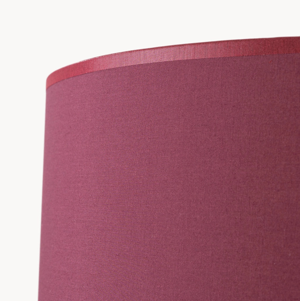 Lampada da tavolo NATT arancione spagnolo in legno naturale bordeaux 40x25cm attacco E27