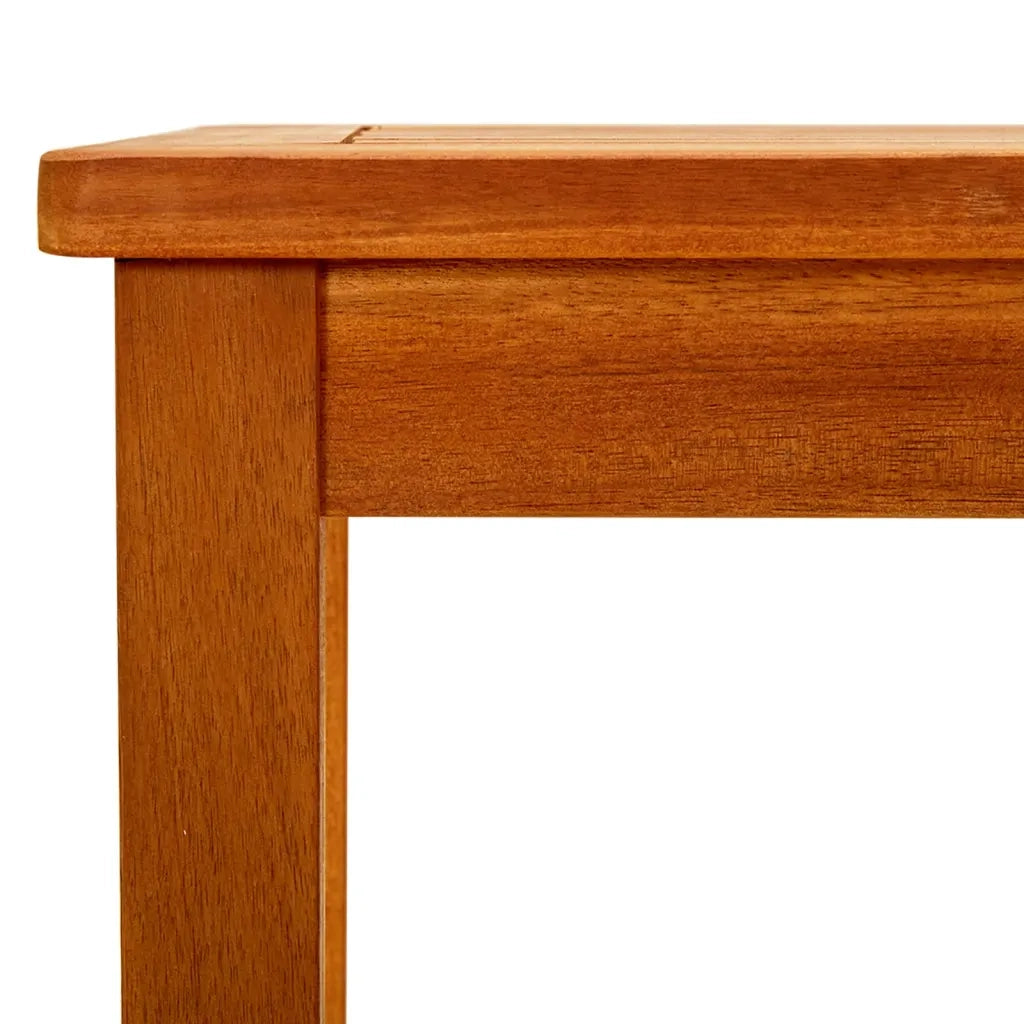 Tavolino da Giardino-Tavolo da Esterno-Tavolino da Patio 110x60x45 cm in Legno Massello di Acacia