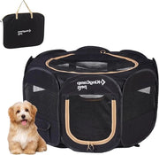 Recinzione Portatile per Cani con Materiale a Maglia Respirante - Ideale per Camping, Uso Indoor ed Outdoor