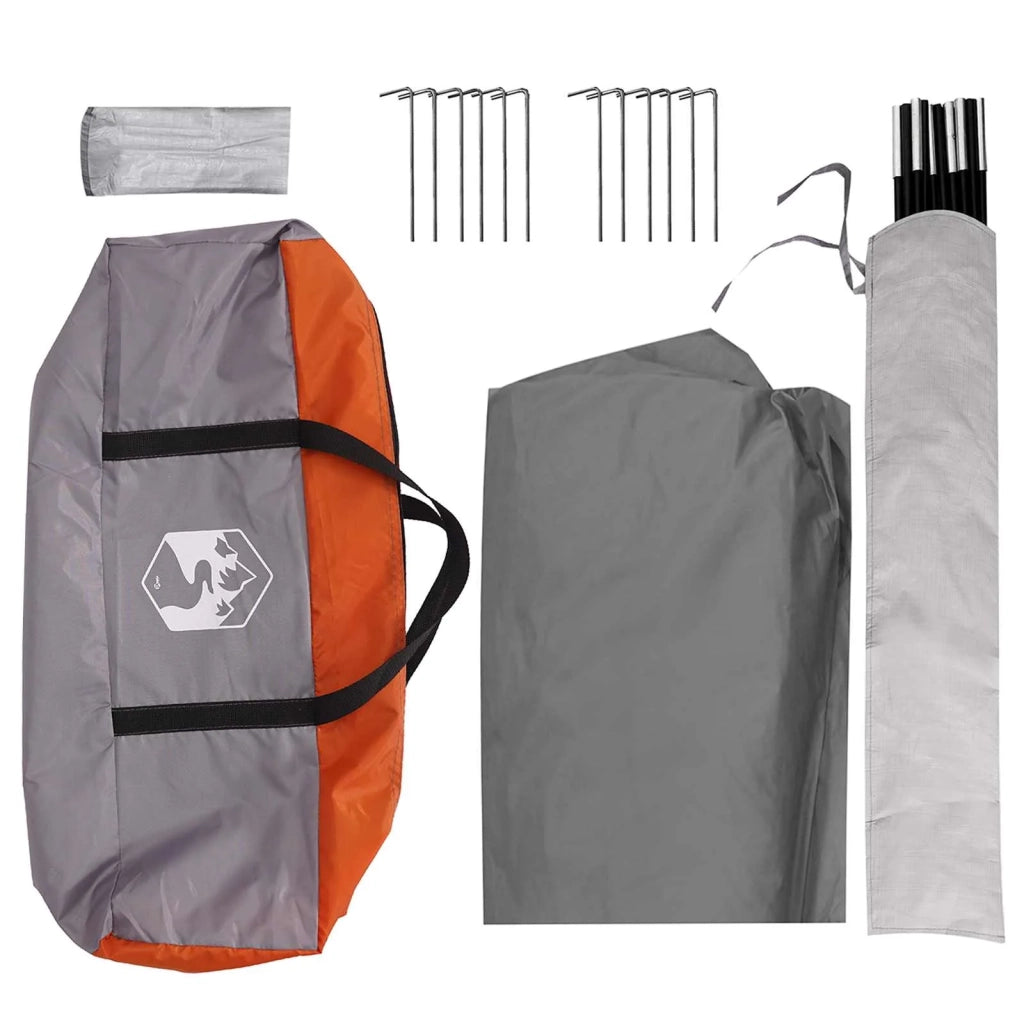 Tenda Party con tetto Grigio e arancione 600 x 600 x 400 cm 42028613