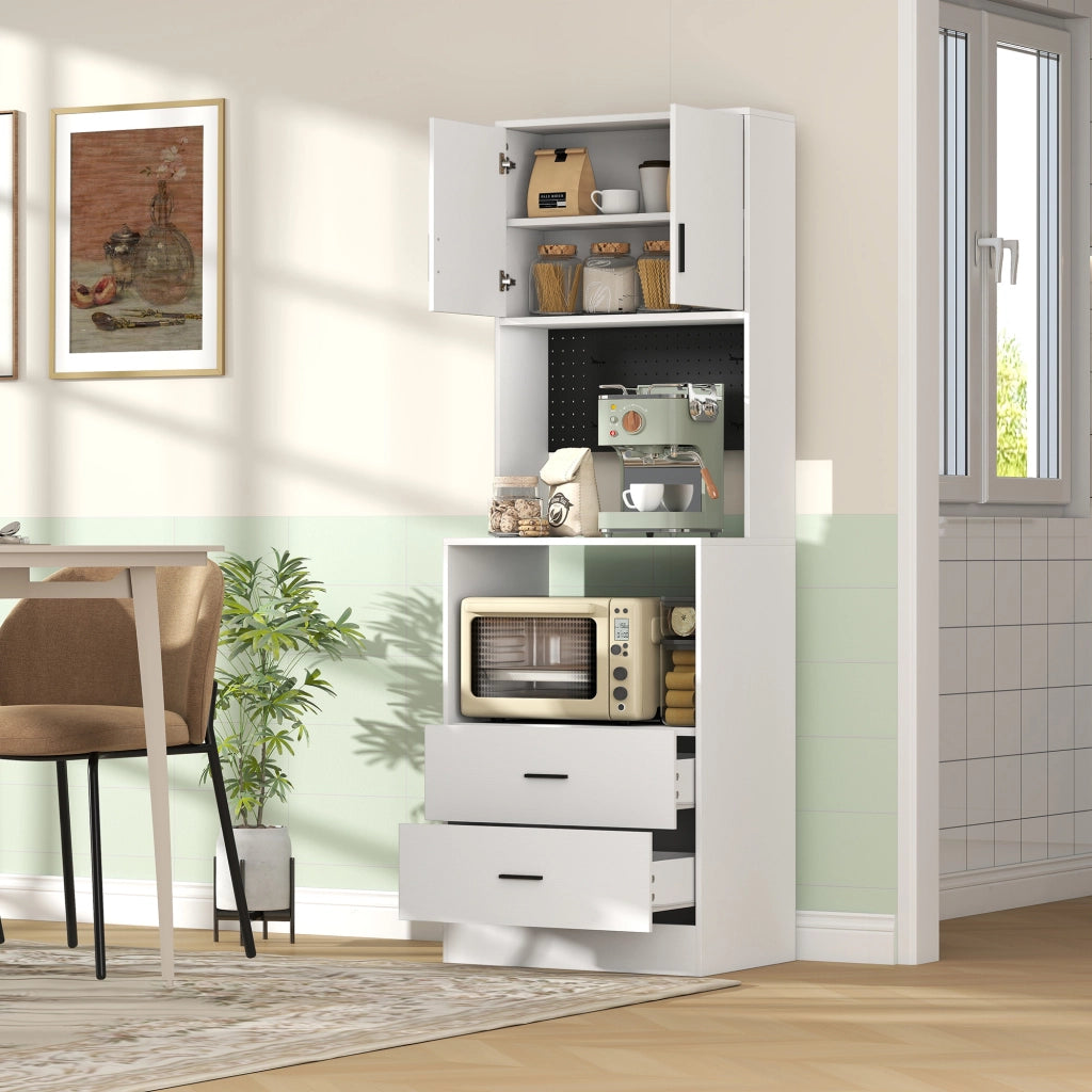 Mobile Cucina con Ante e Cassetti ¨C Zephmum ¨C Bianco