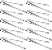 Set di Spiedini in Acciaio Inossidabile - 10-15 cm - Spiedini Mini per Dolci e Zucchero - Spiedini da Cucina per Matrimonio - Argento